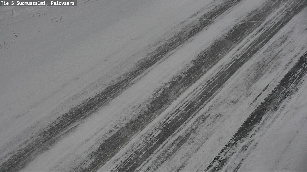 Weather Camera Image Road 5 Suomussalmi, Palovaara, Suomussalmi, Kainuu