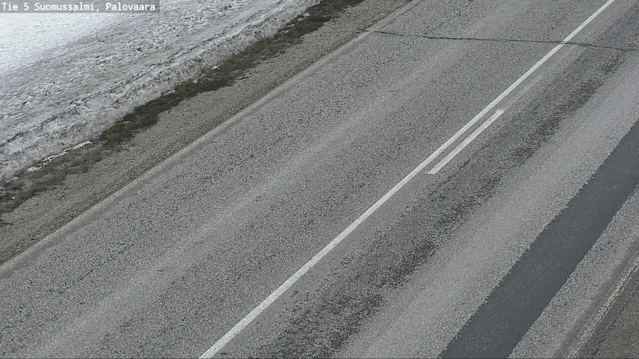 Weather Camera Image Road 5 Suomussalmi, Palovaara, Suomussalmi, Kainuu