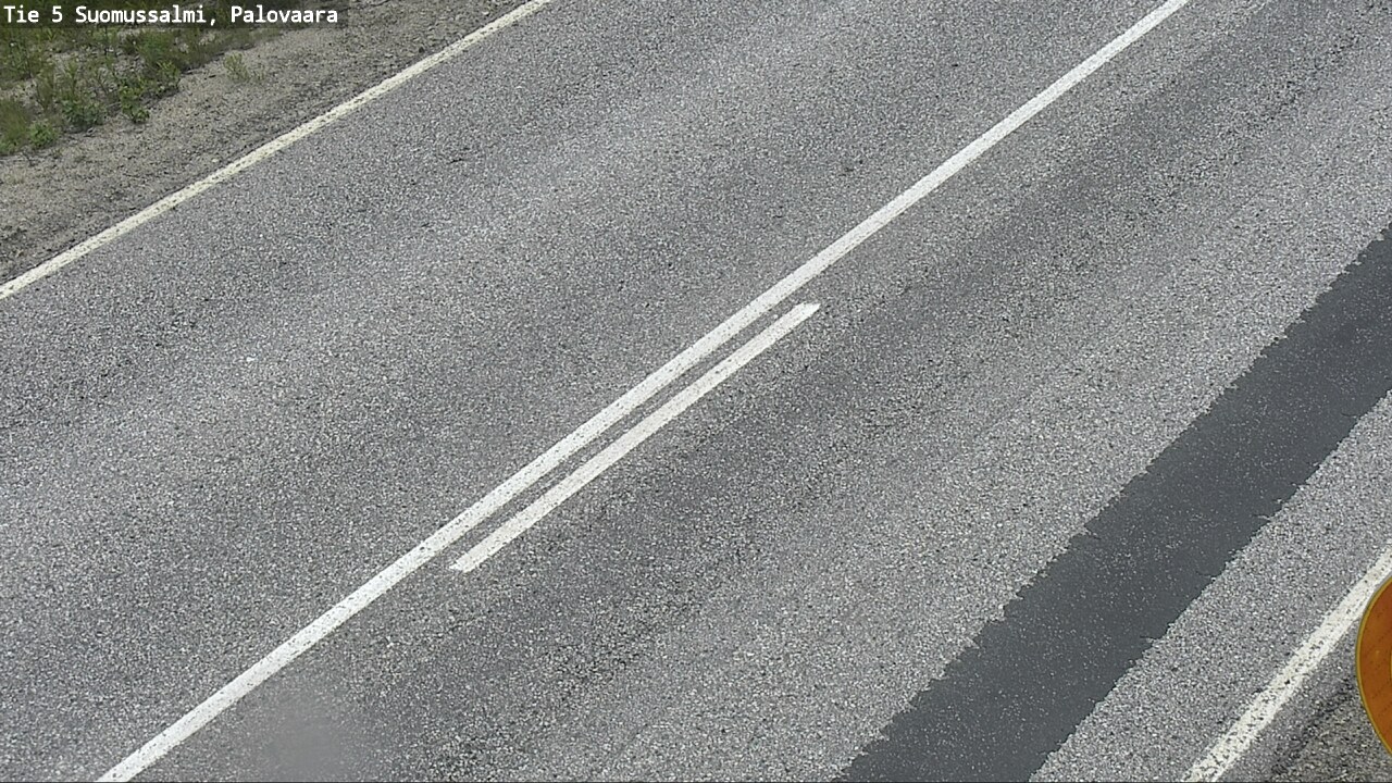 Weather Camera Image Väg 5 Suomussalmi, Palovaara, Suomussalmi, Kainuu