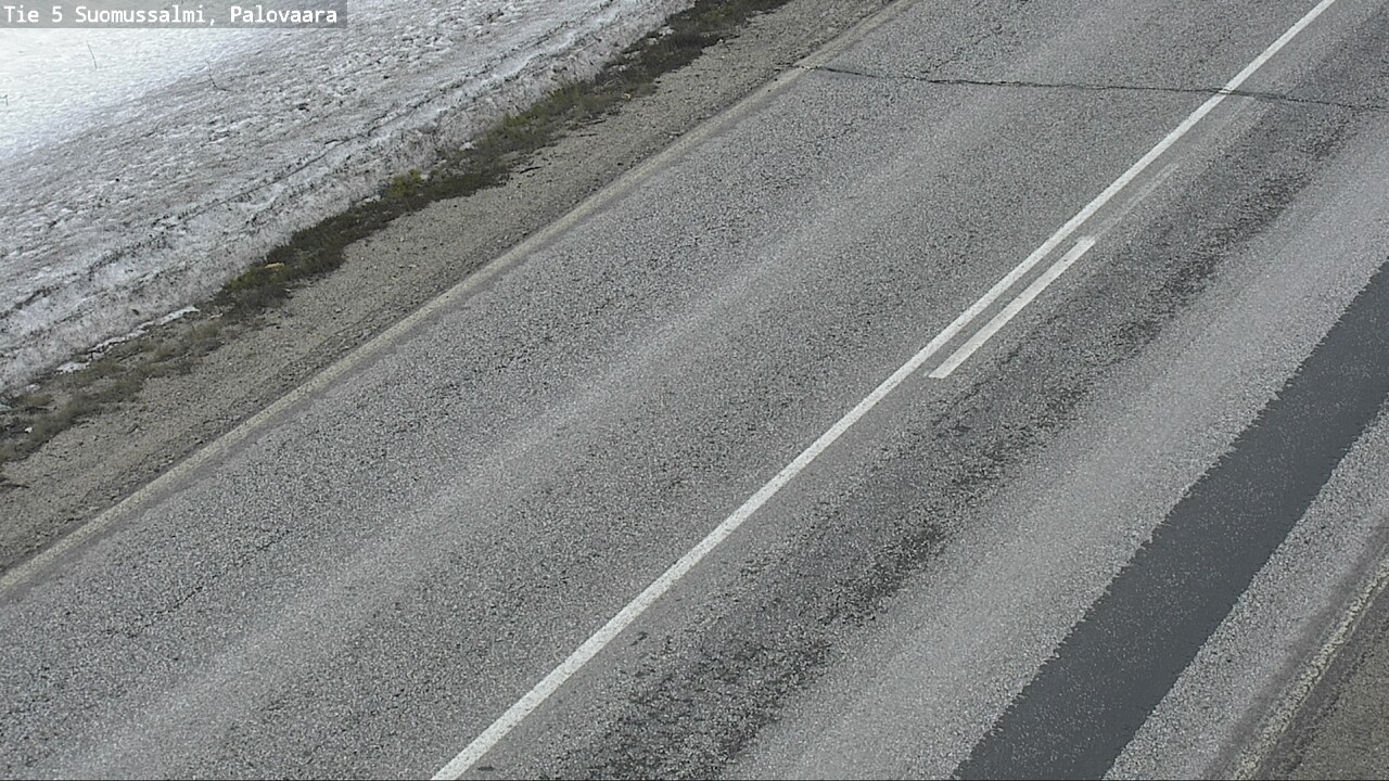 Weather Camera Image Road 5 Suomussalmi, Palovaara, Suomussalmi, Kainuu