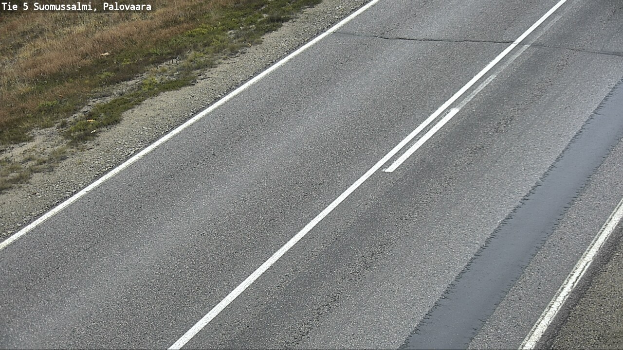 Weather Camera Image Väg 5 Suomussalmi, Palovaara, Suomussalmi, Kainuu