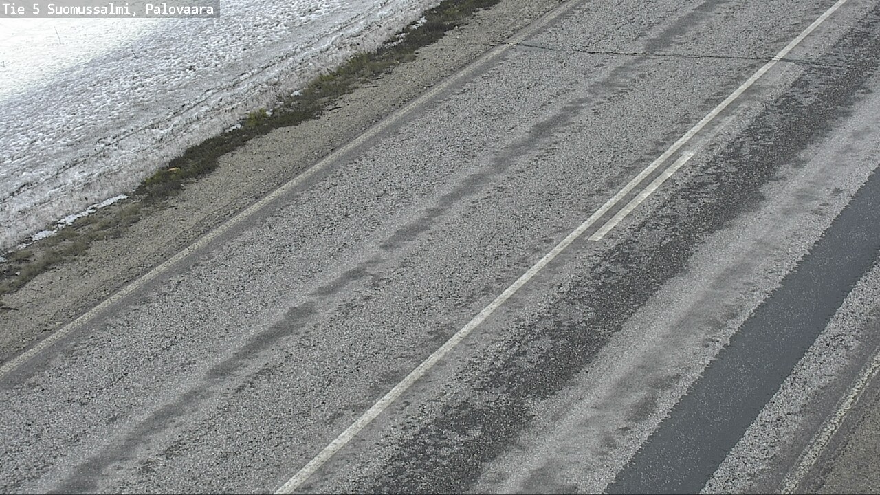 Weather Camera Image Road 5 Suomussalmi, Palovaara, Suomussalmi, Kainuu