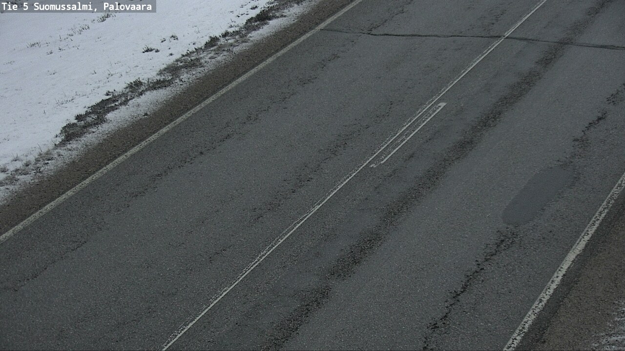 Weather Camera Image Väg 5 Suomussalmi, Palovaara, Suomussalmi, Kainuu