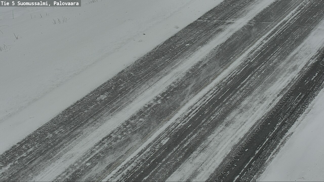 Weather Camera Image Road 5 Suomussalmi, Palovaara, Suomussalmi, Kainuu