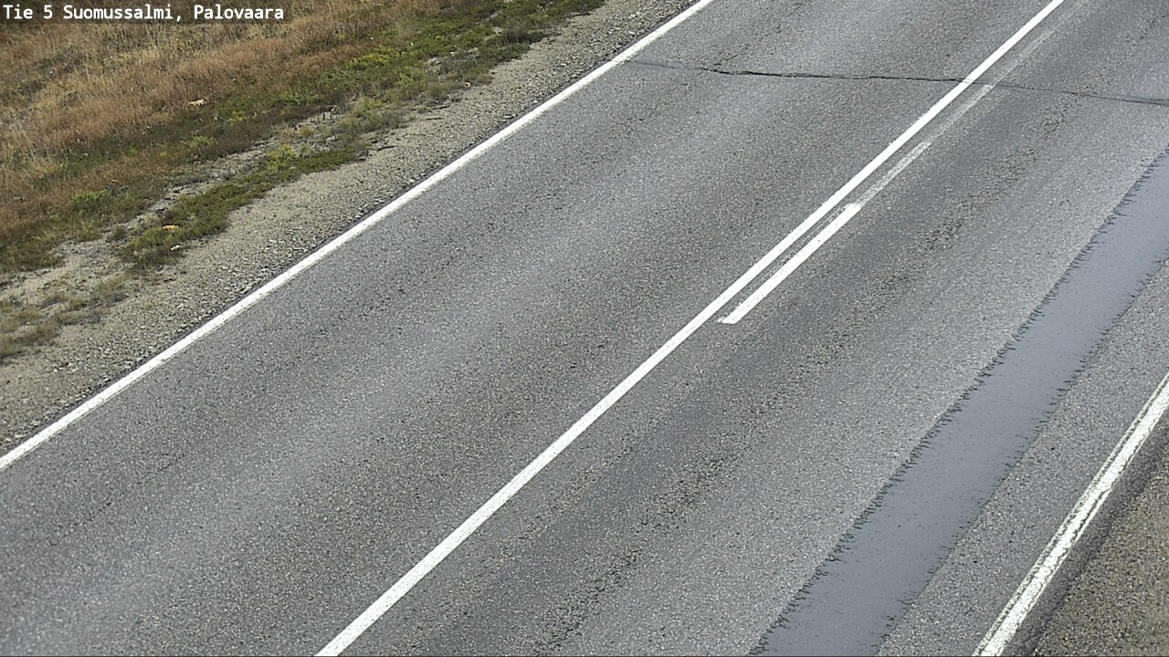 Weather Camera Image Väg 5 Suomussalmi, Palovaara, Suomussalmi, Kainuu