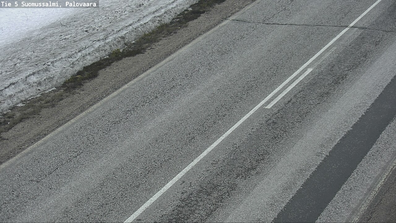 Weather Camera Image Road 5 Suomussalmi, Palovaara, Suomussalmi, Kainuu