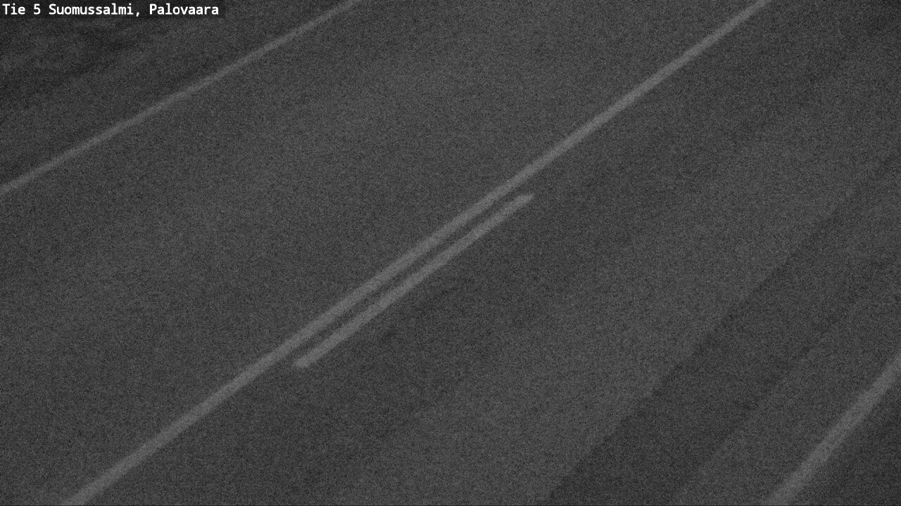 Weather Camera Image Väg 5 Suomussalmi, Palovaara, Suomussalmi, Kainuu