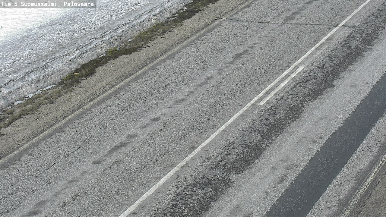 Weather Camera Image Road 5 Suomussalmi, Palovaara, Suomussalmi, Kainuu