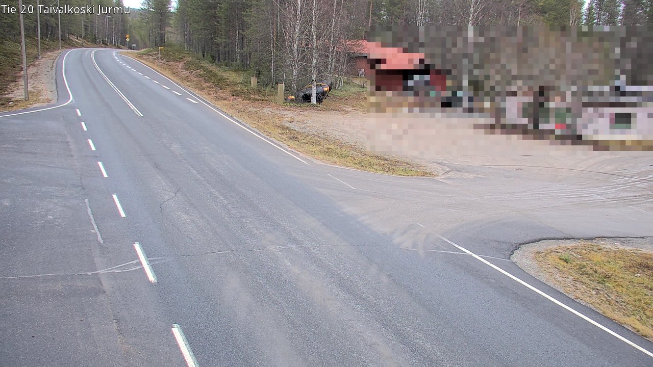 Kelikamerat Kuva Tie 20 Taivalkoski, Jurmu, Taivalkoski, Pohjois-Pohjanmaa