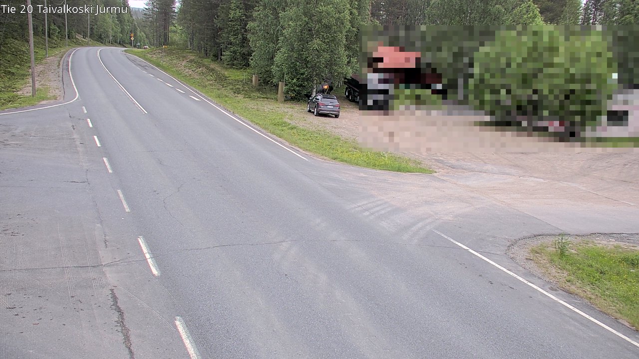 Kelikamerat Kuva Tie 20 Taivalkoski, Jurmu, Taivalkoski, Pohjois-Pohjanmaa