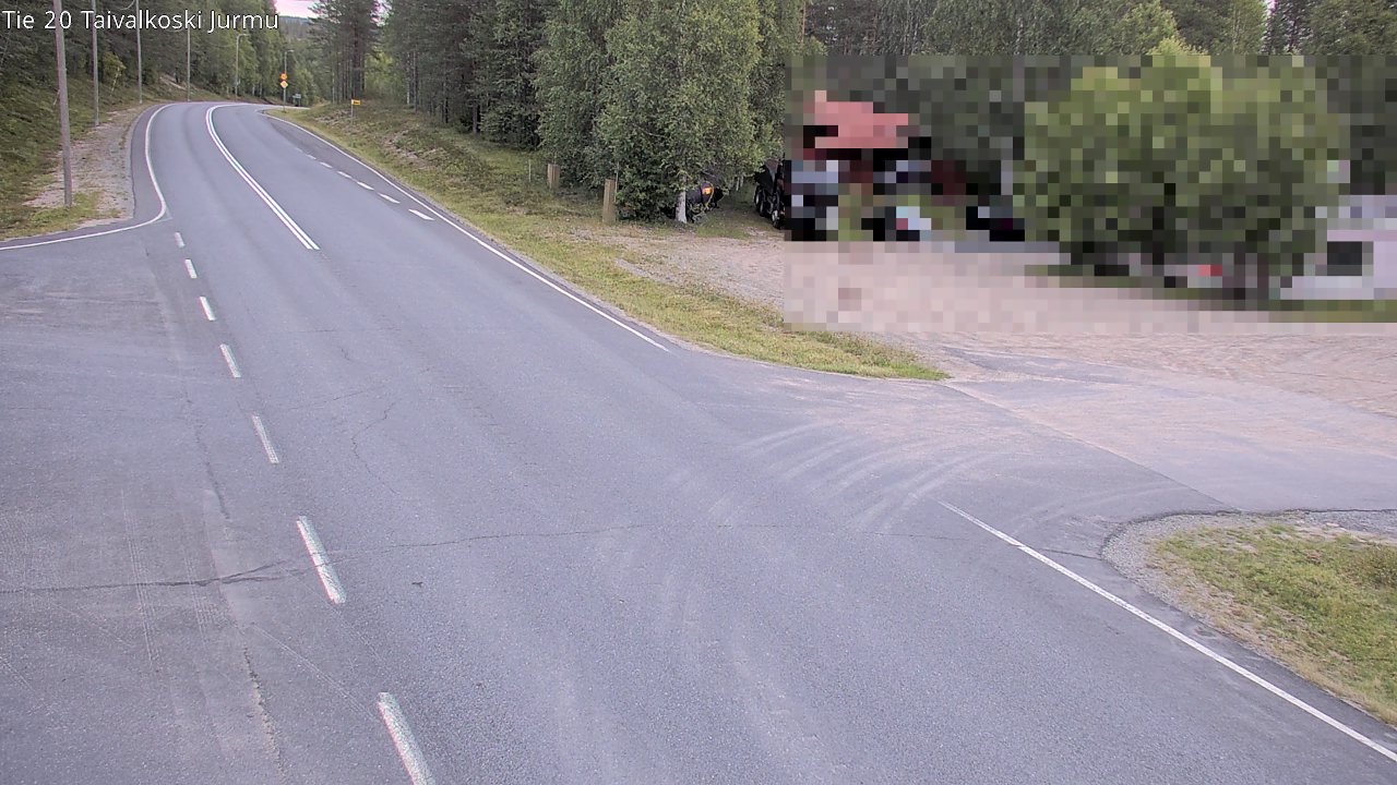 Kelikamerat Kuva Tie 20 Taivalkoski, Jurmu, Taivalkoski, Pohjois-Pohjanmaa