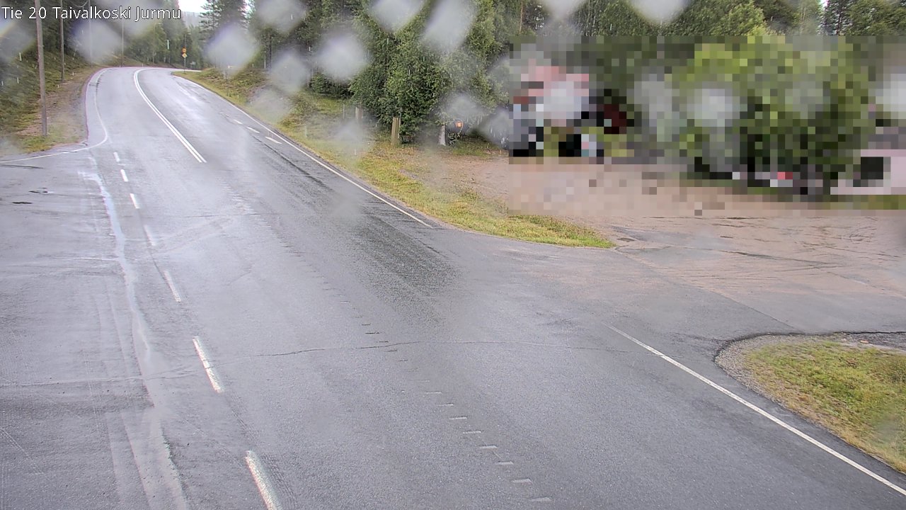 Weather Camera Image Road 20 Taivalkoski, Jurmu, Taivalkoski, Pohjois-Pohjanmaa