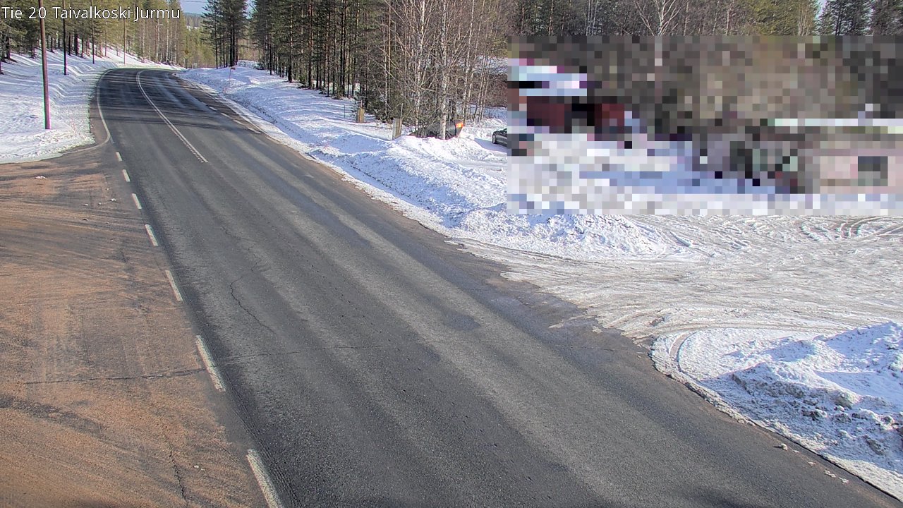 Kelikamerat Kuva Tie 20 Taivalkoski, Jurmu, Taivalkoski, Pohjois-Pohjanmaa