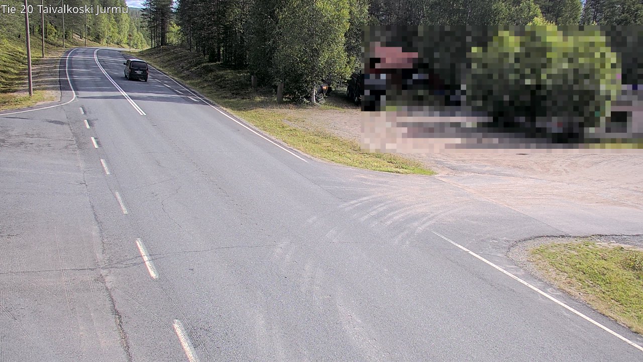 Kelikamerat Kuva Tie 20 Taivalkoski, Jurmu, Taivalkoski, Pohjois-Pohjanmaa