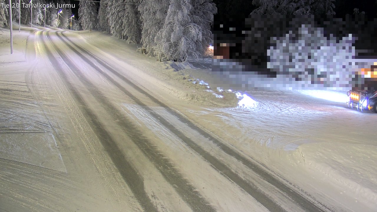 Weather Camera Image Road 20 Taivalkoski, Jurmu, Taivalkoski, Pohjois-Pohjanmaa