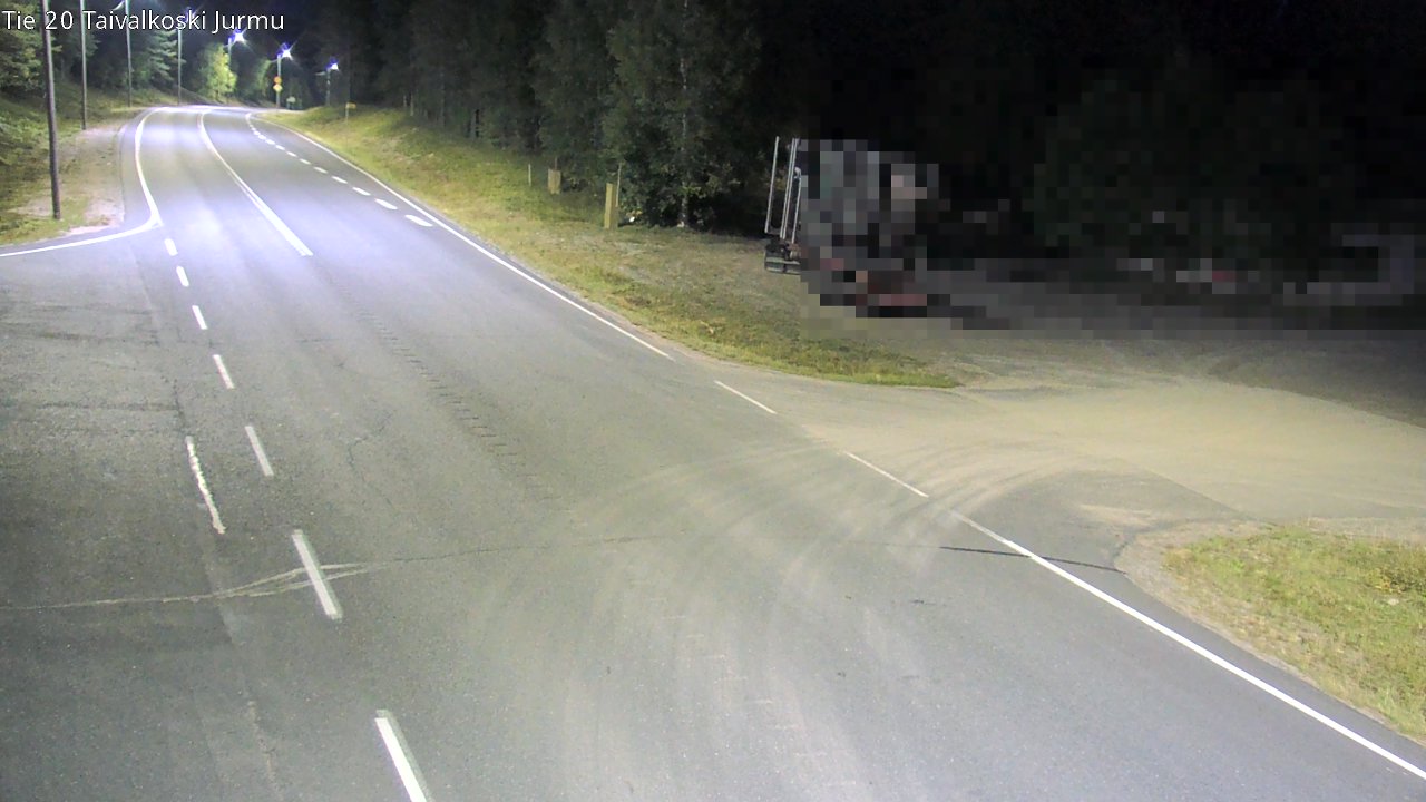 Weather Camera Image Väg 20 Taivalkoski, Jurmu, Taivalkoski, Pohjois-Pohjanmaa