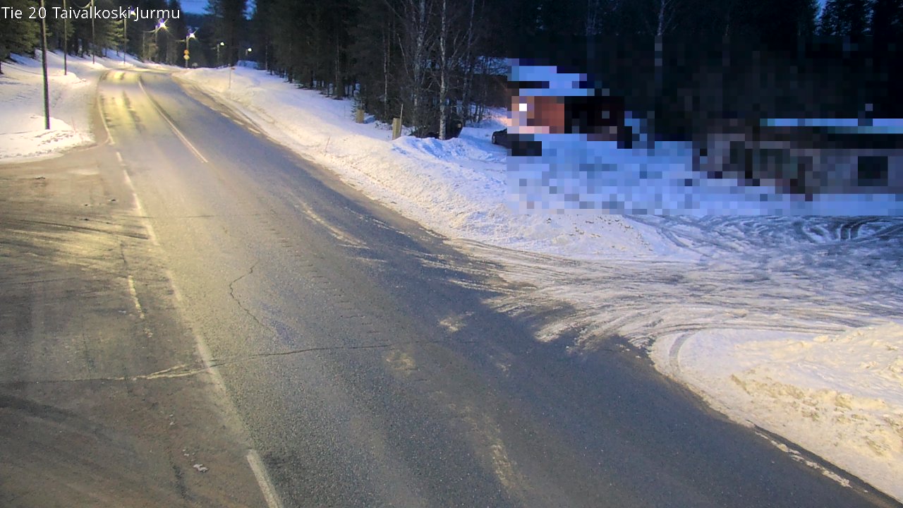 Kelikamerat Kuva Tie 20 Taivalkoski, Jurmu, Taivalkoski, Pohjois-Pohjanmaa