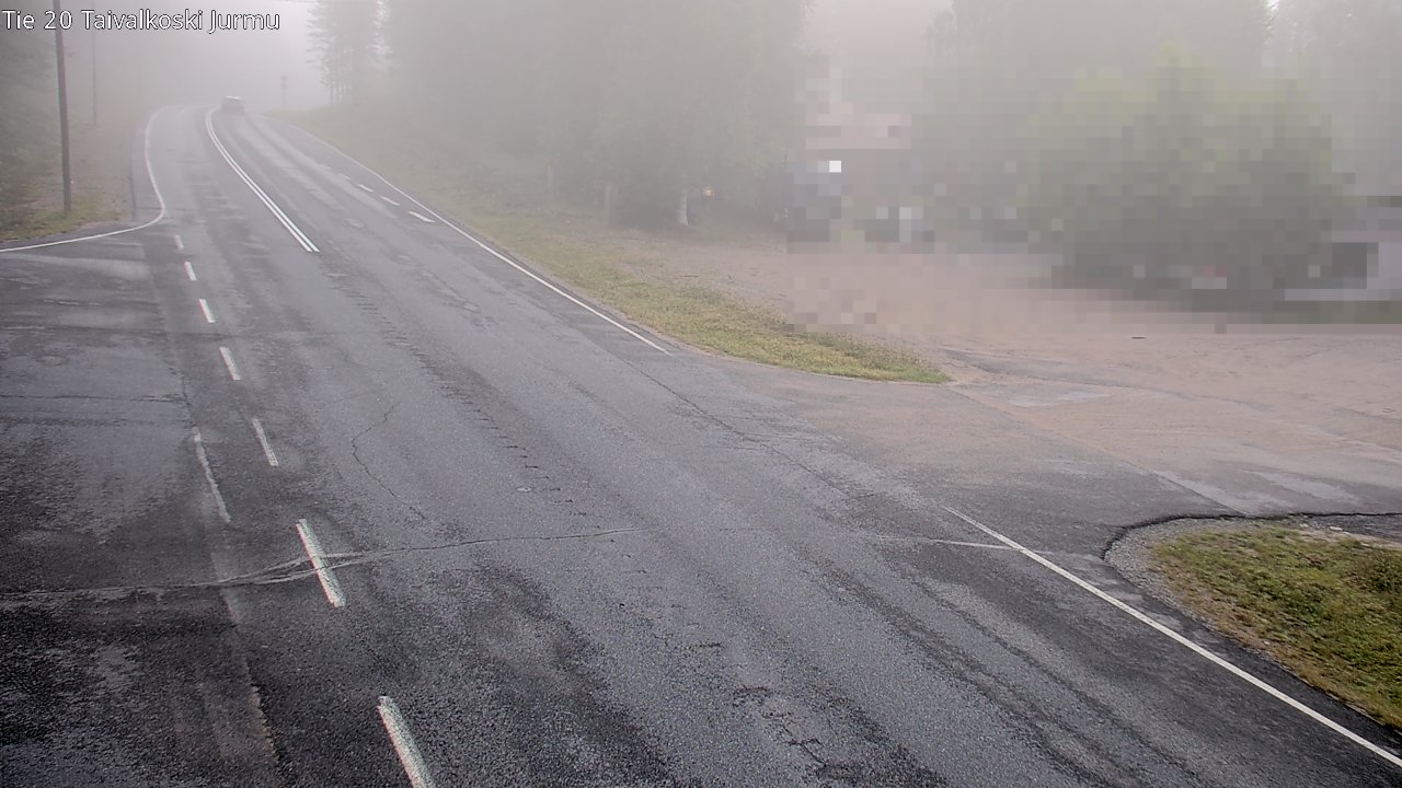 Weather Camera Image Road 20 Taivalkoski, Jurmu, Taivalkoski, Pohjois-Pohjanmaa