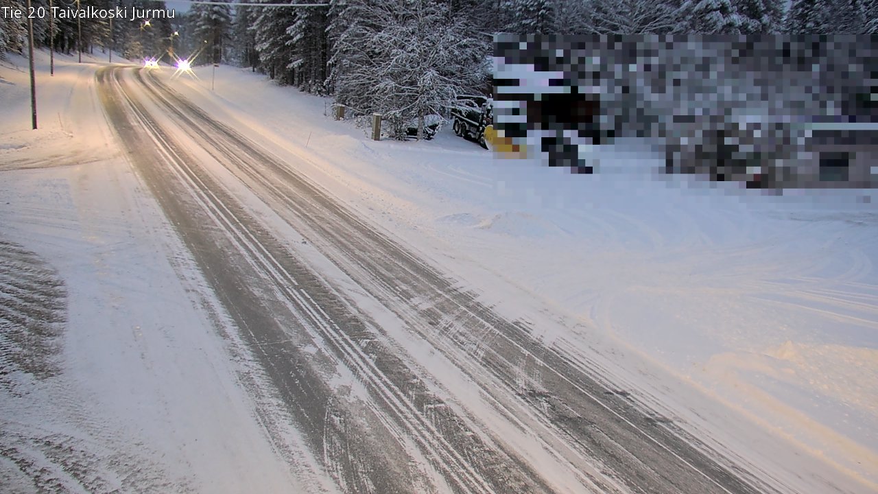 Weather Camera Image Väg 20 Taivalkoski, Jurmu, Taivalkoski, Pohjois-Pohjanmaa