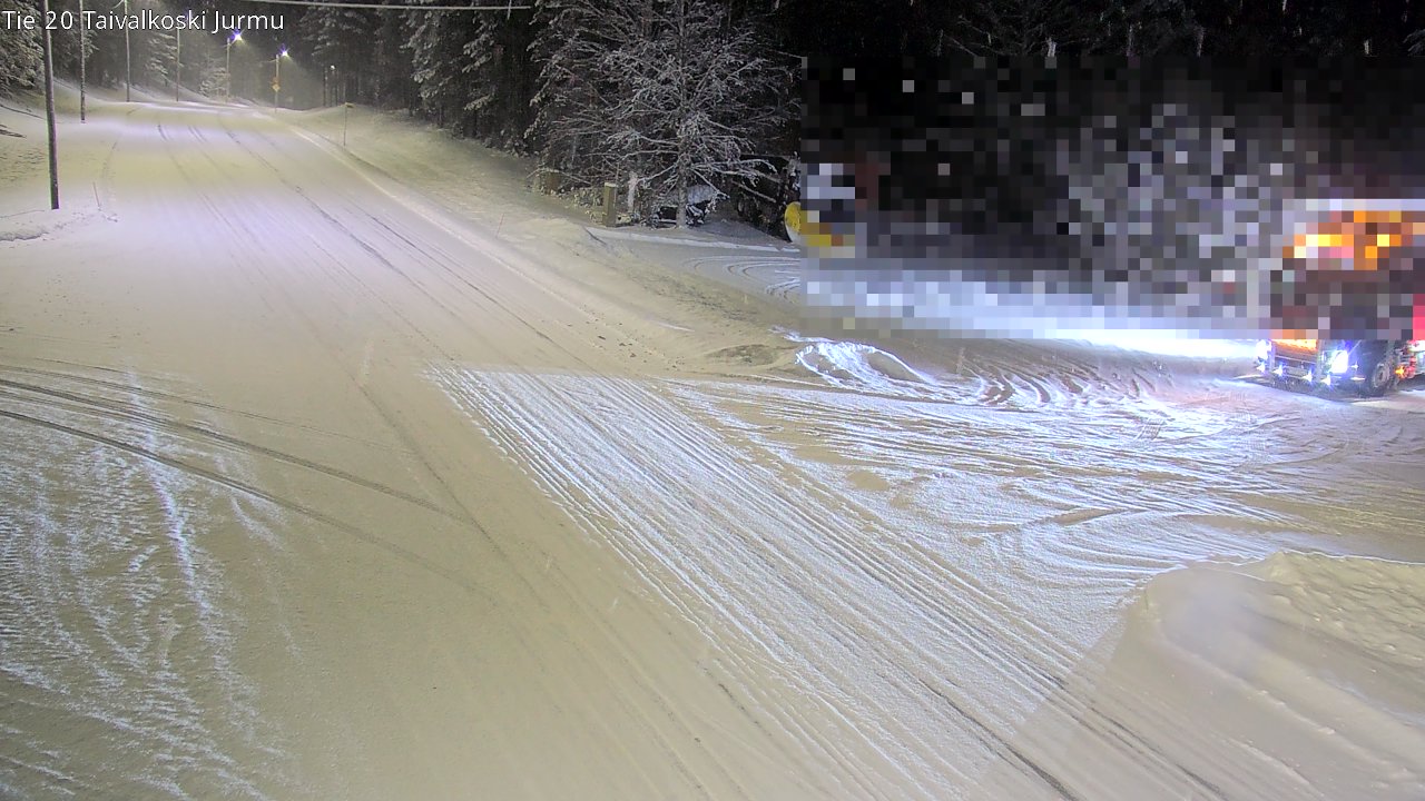 Weather Camera Image Väg 20 Taivalkoski, Jurmu, Taivalkoski, Pohjois-Pohjanmaa