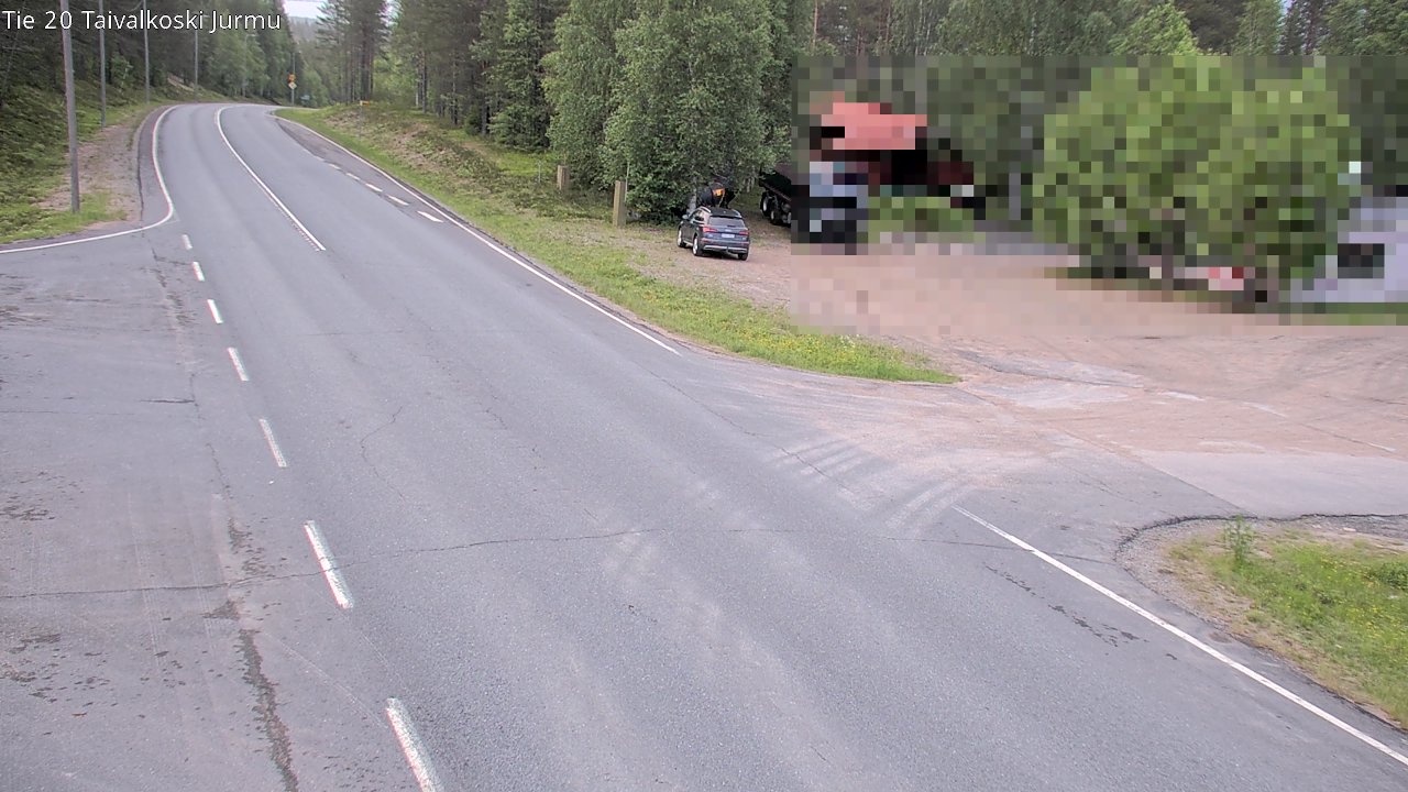 Kelikamerat Kuva Tie 20 Taivalkoski, Jurmu, Taivalkoski, Pohjois-Pohjanmaa
