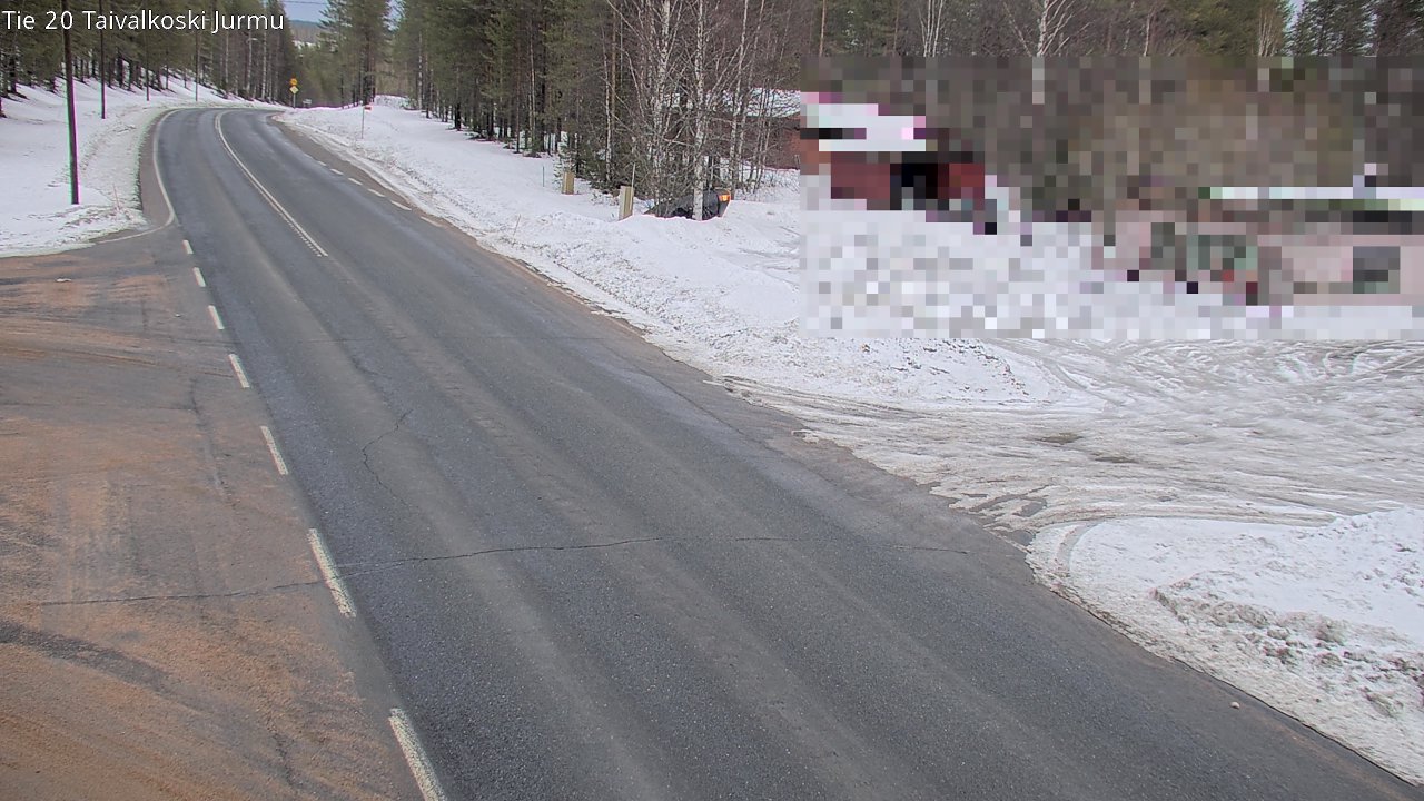 Weather Camera Image Road 20 Taivalkoski, Jurmu, Taivalkoski, Pohjois-Pohjanmaa