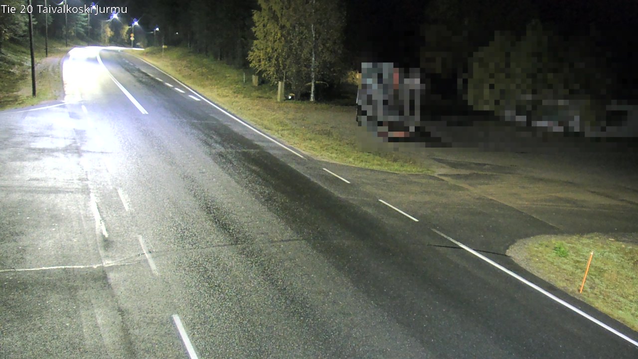 Weather Camera Image Väg 20 Taivalkoski, Jurmu, Taivalkoski, Pohjois-Pohjanmaa