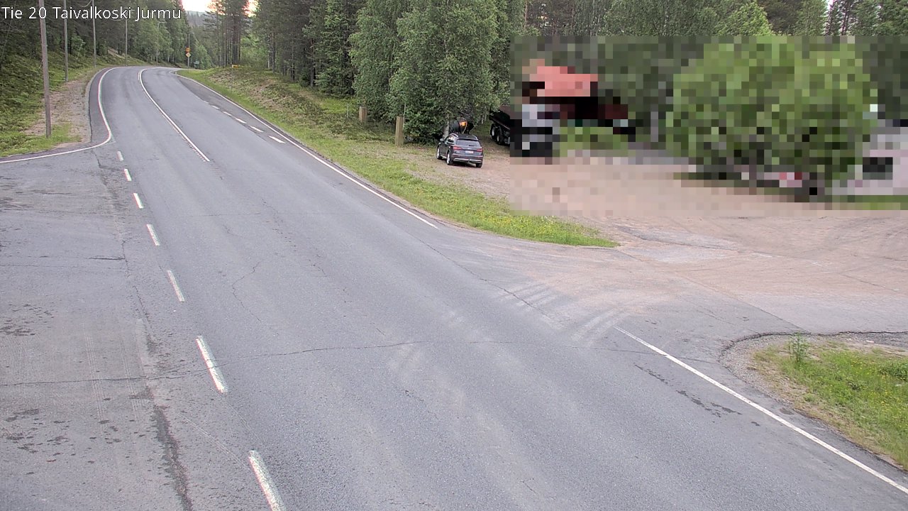 Kelikamerat Kuva Tie 20 Taivalkoski, Jurmu, Taivalkoski, Pohjois-Pohjanmaa