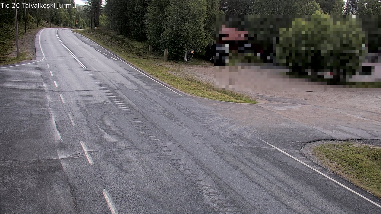 Kelikamerat Kuva Tie 20 Taivalkoski, Jurmu, Taivalkoski, Pohjois-Pohjanmaa