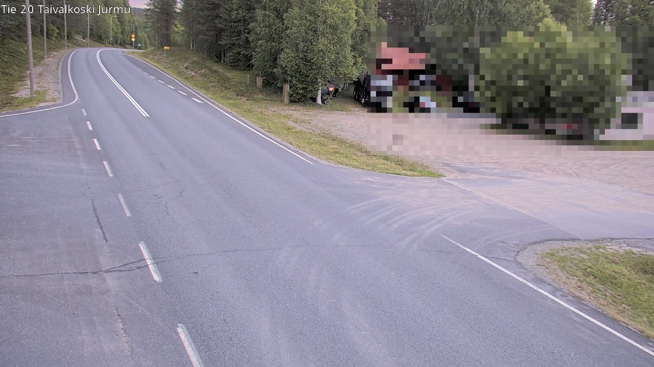 Kelikamerat Kuva Tie 20 Taivalkoski, Jurmu, Taivalkoski, Pohjois-Pohjanmaa