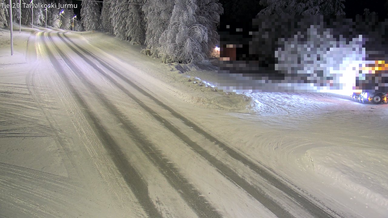 Weather Camera Image Road 20 Taivalkoski, Jurmu, Taivalkoski, Pohjois-Pohjanmaa
