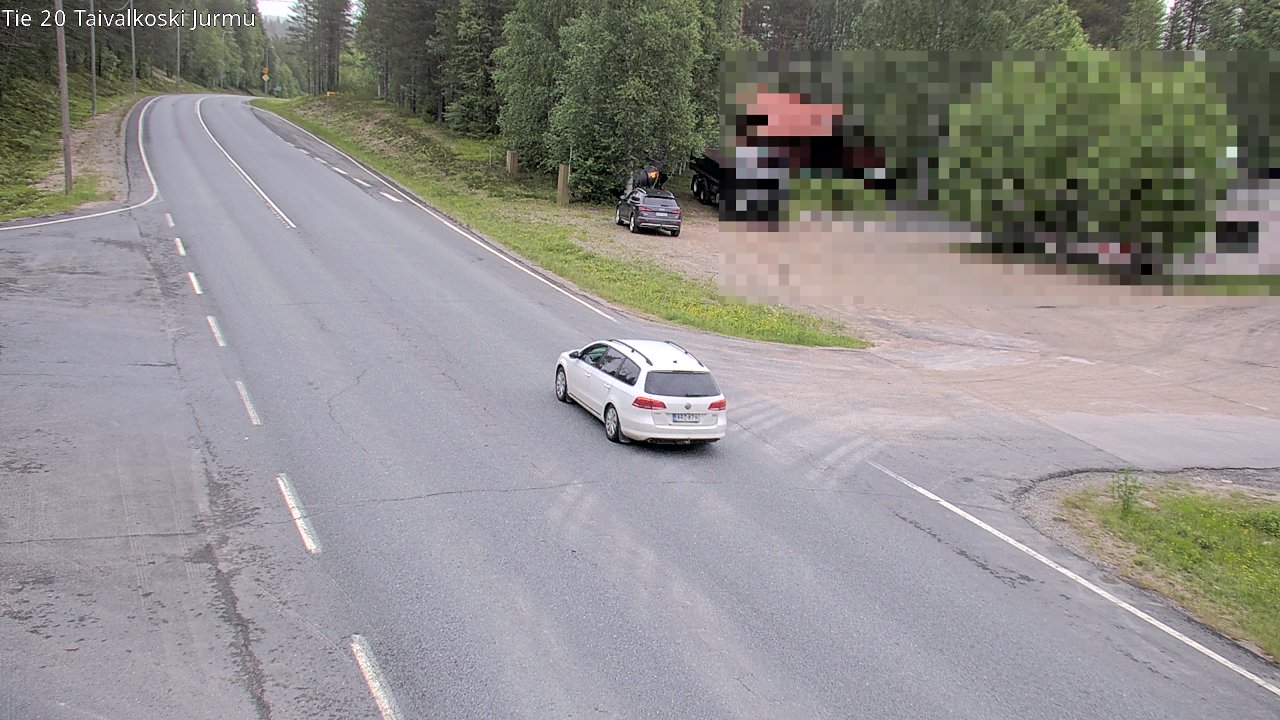 Kelikamerat Kuva Tie 20 Taivalkoski, Jurmu, Taivalkoski, Pohjois-Pohjanmaa