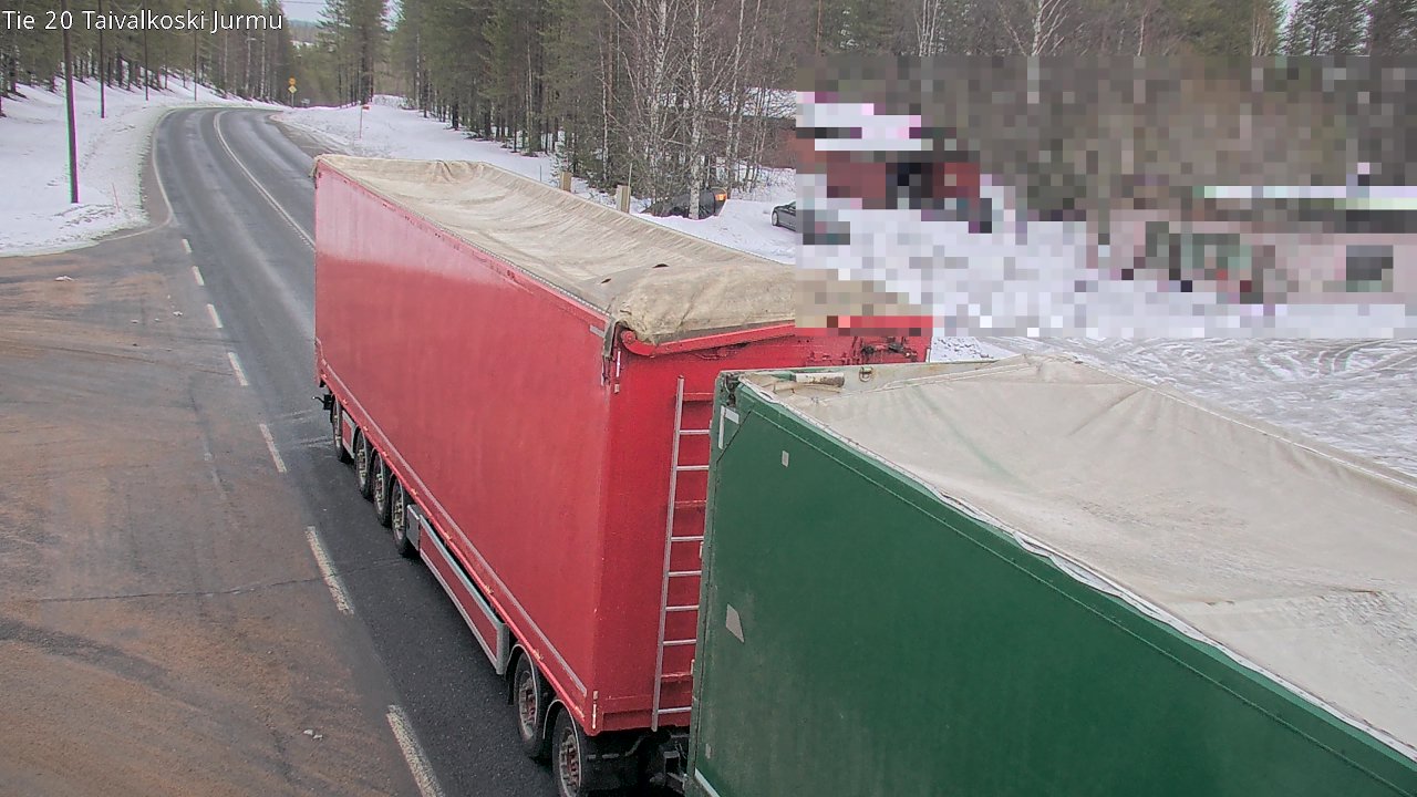 Kelikamerat Kuva Tie 20 Taivalkoski, Jurmu, Taivalkoski, Pohjois-Pohjanmaa