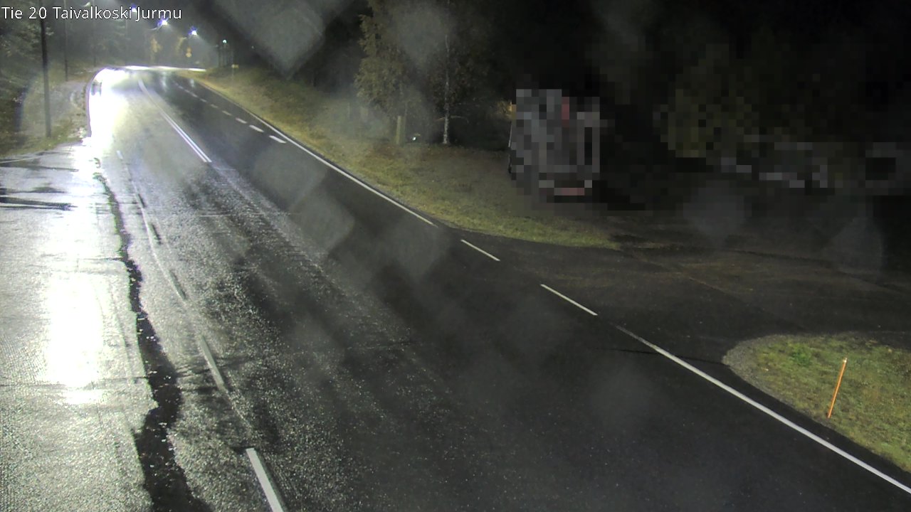 Weather Camera Image Väg 20 Taivalkoski, Jurmu, Taivalkoski, Pohjois-Pohjanmaa