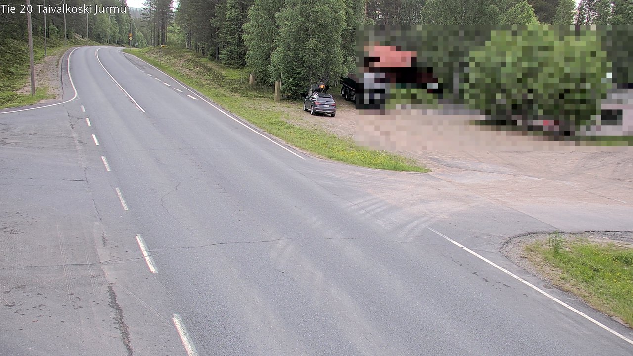 Kelikamerat Kuva Tie 20 Taivalkoski, Jurmu, Taivalkoski, Pohjois-Pohjanmaa