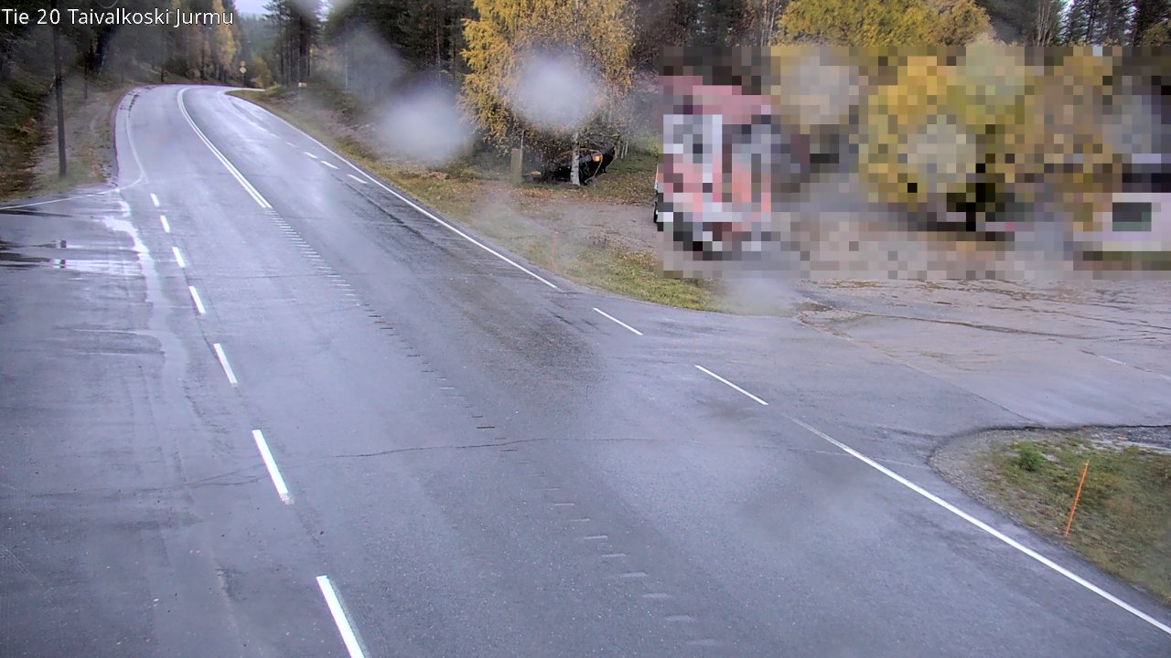 Weather Camera Image Väg 20 Taivalkoski, Jurmu, Taivalkoski, Pohjois-Pohjanmaa
