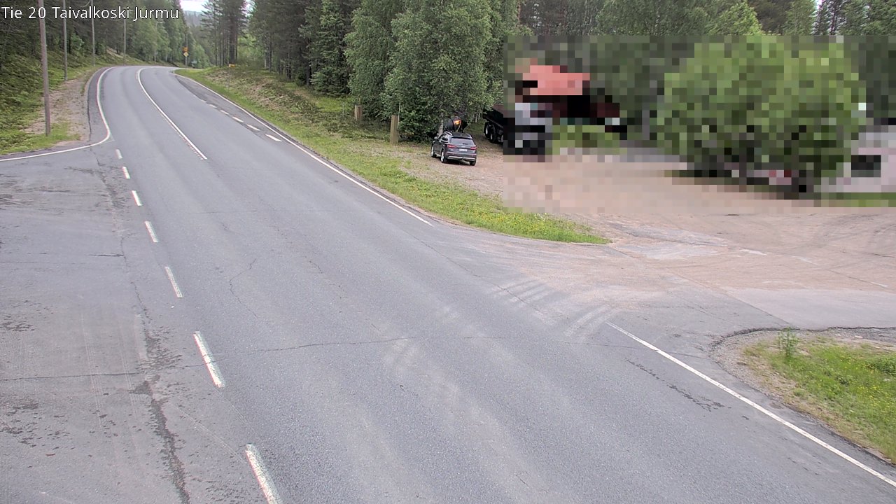Kelikamerat Kuva Tie 20 Taivalkoski, Jurmu, Taivalkoski, Pohjois-Pohjanmaa