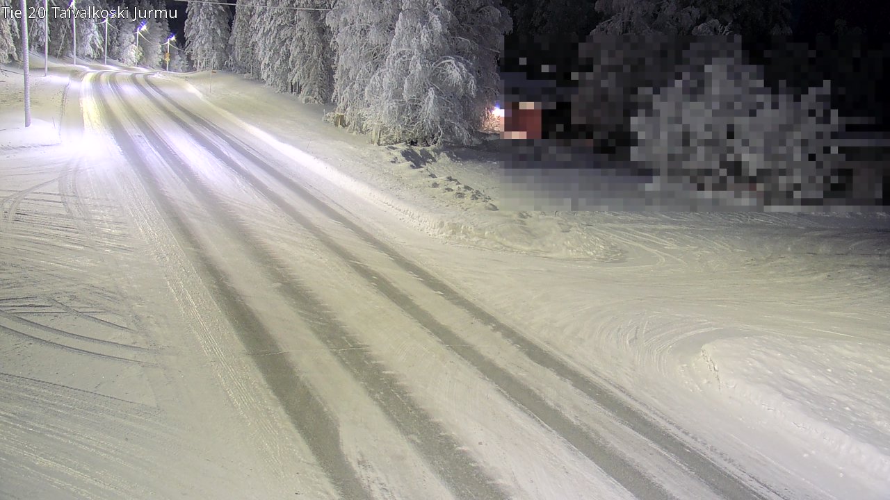 Weather Camera Image Road 20 Taivalkoski, Jurmu, Taivalkoski, Pohjois-Pohjanmaa