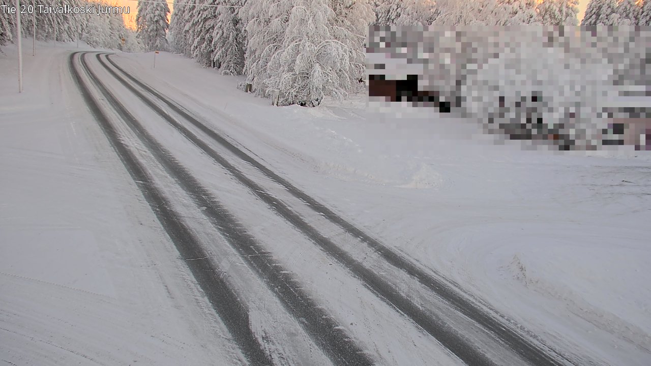Kelikamerat Kuva Tie 20 Taivalkoski, Jurmu, Taivalkoski, Pohjois-Pohjanmaa