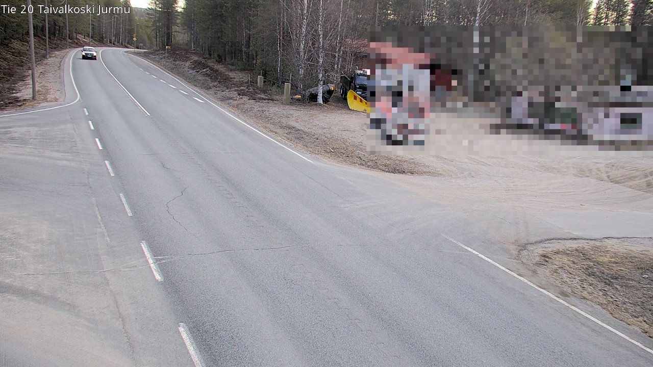 Kelikamerat Kuva Tie 20 Taivalkoski, Jurmu, Taivalkoski, Pohjois-Pohjanmaa