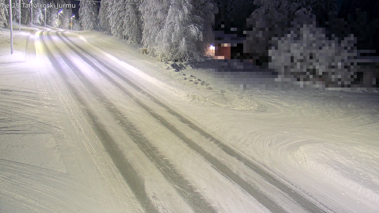 Weather Camera Image Road 20 Taivalkoski, Jurmu, Taivalkoski, Pohjois-Pohjanmaa