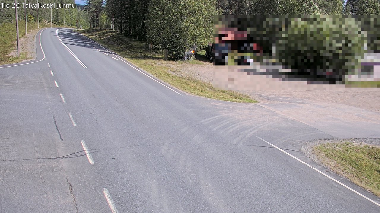 Kelikamerat Kuva Tie 20 Taivalkoski, Jurmu, Taivalkoski, Pohjois-Pohjanmaa