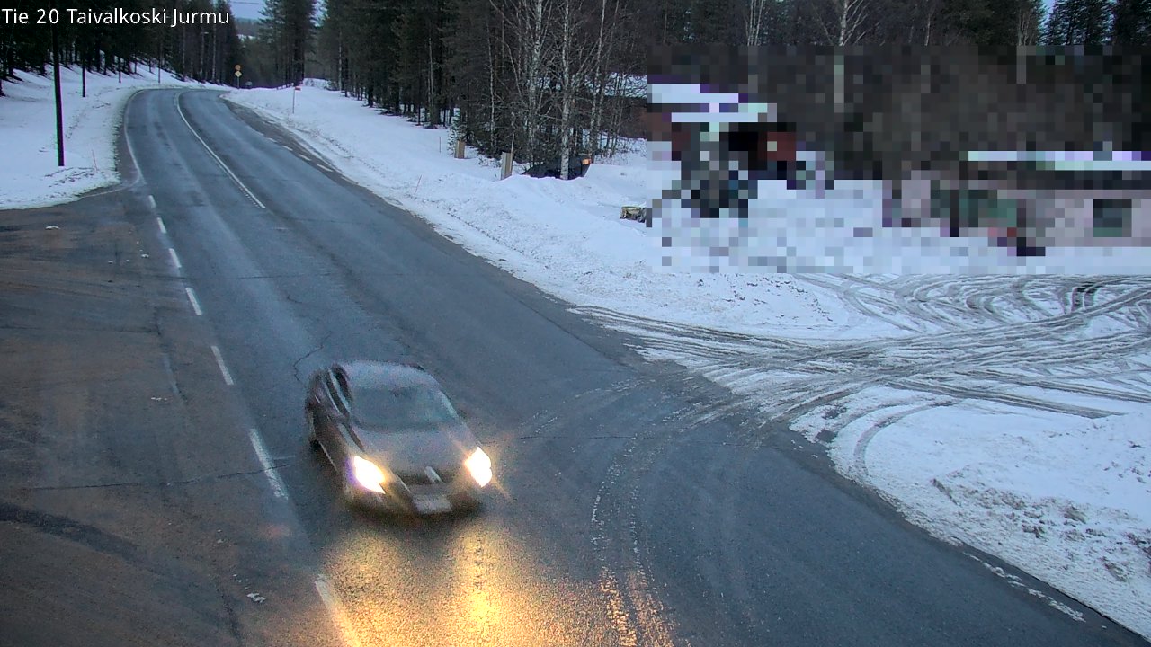 Kelikamerat Kuva Tie 20 Taivalkoski, Jurmu, Taivalkoski, Pohjois-Pohjanmaa