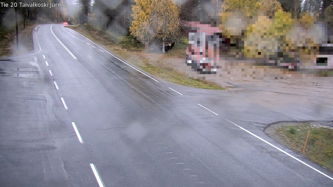 Weather Camera Image Väg 20 Taivalkoski, Jurmu, Taivalkoski, Pohjois-Pohjanmaa
