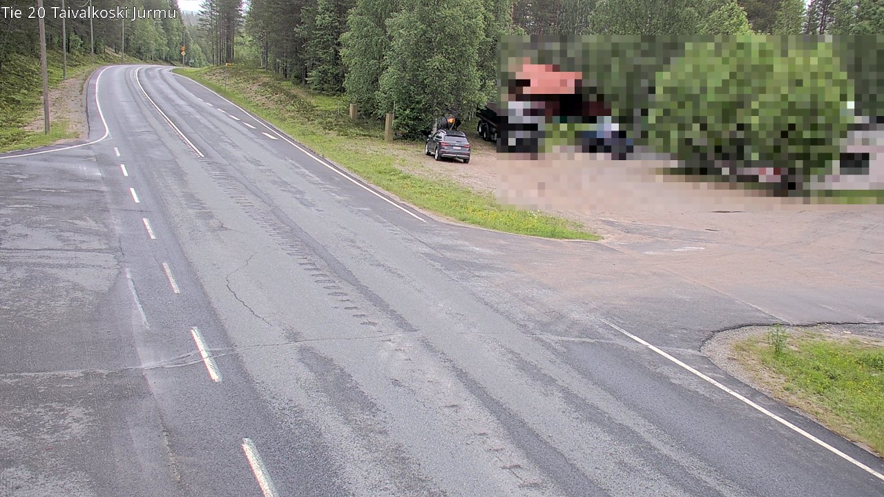 Kelikamerat Kuva Tie 20 Taivalkoski, Jurmu, Taivalkoski, Pohjois-Pohjanmaa