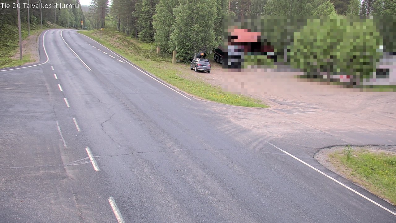 Kelikamerat Kuva Tie 20 Taivalkoski, Jurmu, Taivalkoski, Pohjois-Pohjanmaa