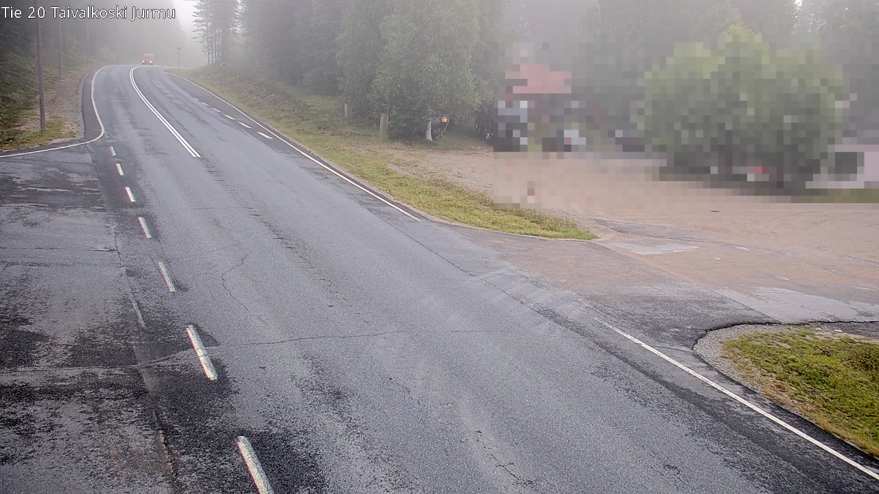 Weather Camera Image Väg 20 Taivalkoski, Jurmu, Taivalkoski, Pohjois-Pohjanmaa
