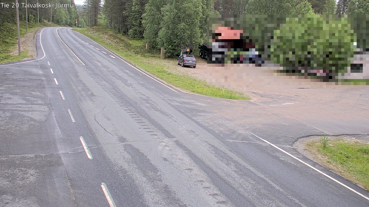 Kelikamerat Kuva Tie 20 Taivalkoski, Jurmu, Taivalkoski, Pohjois-Pohjanmaa