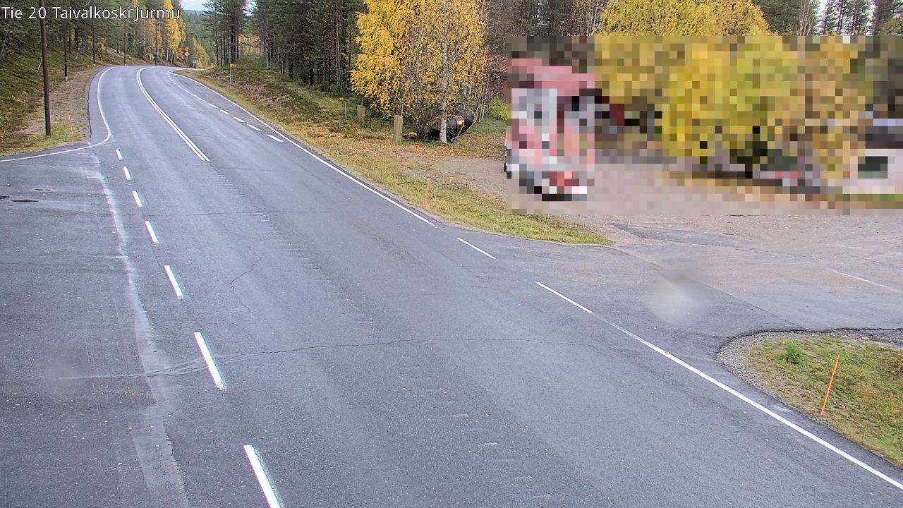 Kelikamerat Kuva Tie 20 Taivalkoski, Jurmu, Taivalkoski, Pohjois-Pohjanmaa