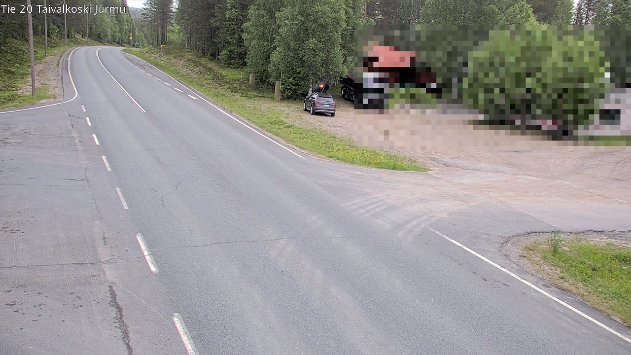 Kelikamerat Kuva Tie 20 Taivalkoski, Jurmu, Taivalkoski, Pohjois-Pohjanmaa